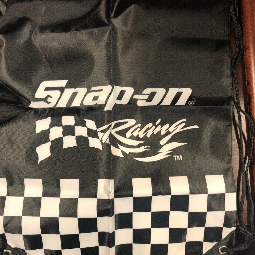 Brand New Snap-On Tools Racing Drawstring Nylon Back Pack Bag